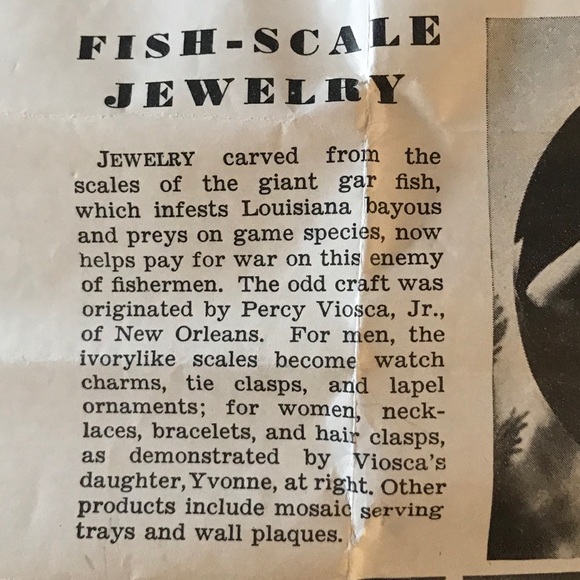 Fish Scale Brooch - Picture 9 of 11